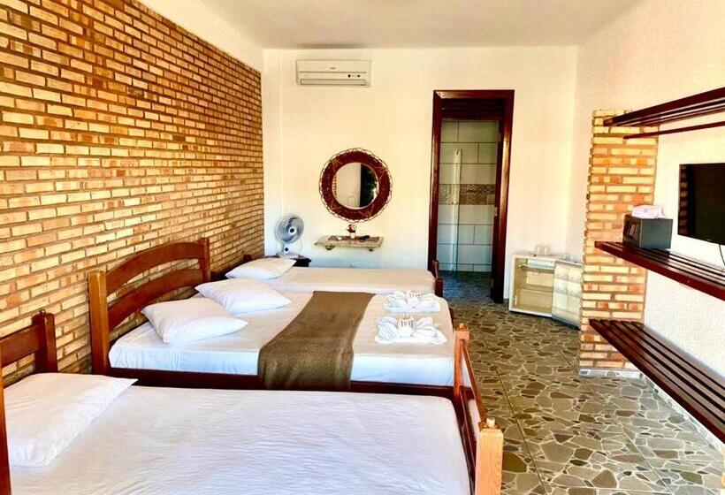 غرفة ديلوكس عائلية, E Pousada Cumbuco Guesthouse