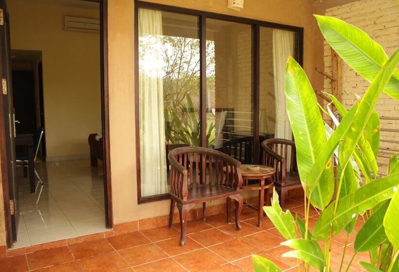 اتاق استاندارد با چشم‌انداز باغ, Balangan Garden Bungalow By Gaing Mas Group