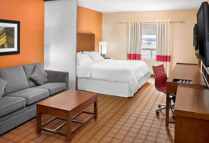 带大床的标准间, Four Points By Sheraton Edmonton Gateway