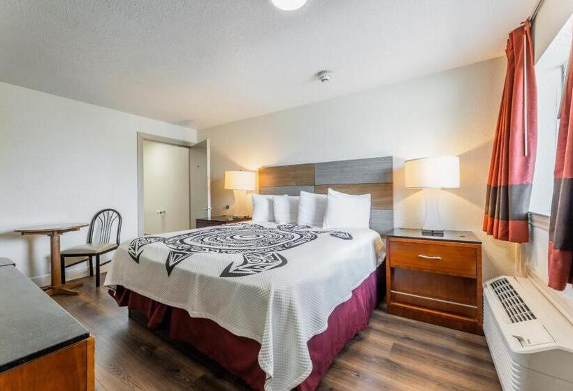 اتاق استاندارد با تخت بزرگ, Motel 6 Galveston, Tx Seawall