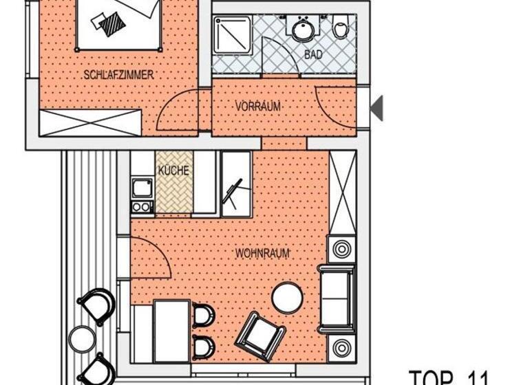 Апартаменты 1 Спальня с Балконом, Landhaus Achental