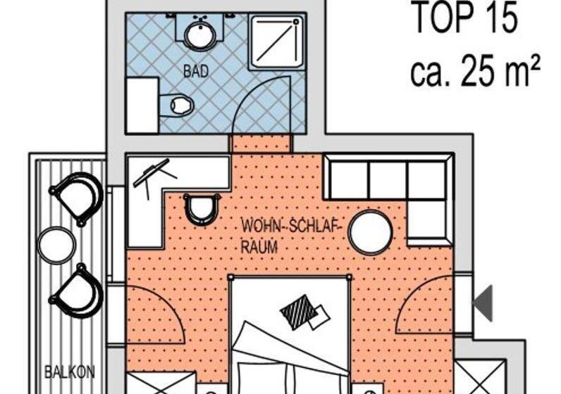 Номер Стандарт с Балконом, Landhaus Achental