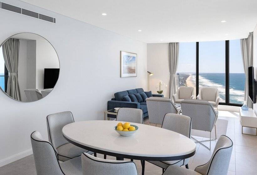 1침실 펜트하우스 아파트, Meriton Suites Surfers Paradise