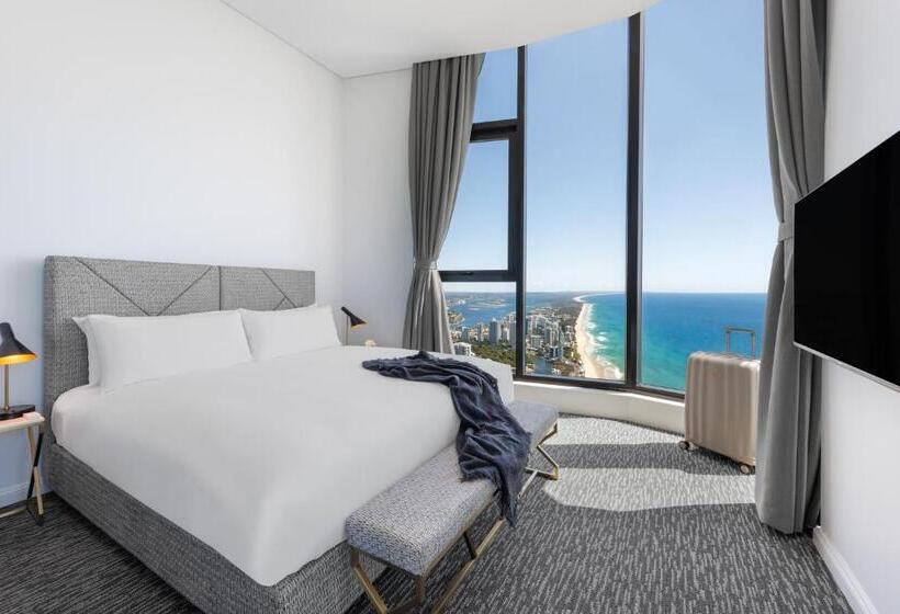 1침실 펜트하우스 아파트, Meriton Suites Surfers Paradise