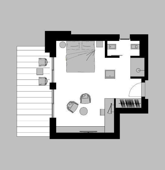 Номер Deluxe Вид на Горы, Villa Enrica