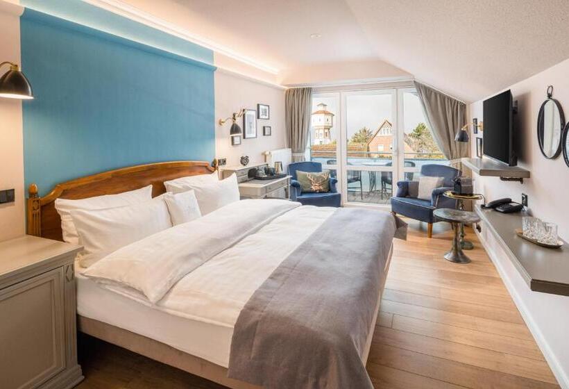 اتاق استاندارد با بالکن, Nordseehotel Kröger