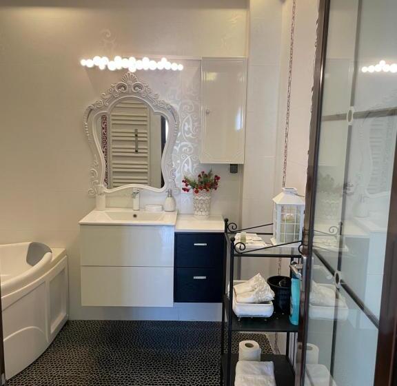اتاق استاندارد با تخت بزرگ, Ami Residence Bucharest Airport,therme&free Parking Otopeni