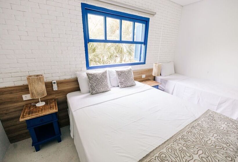 Quarto Triplo Superior, Pousada Villa Santô