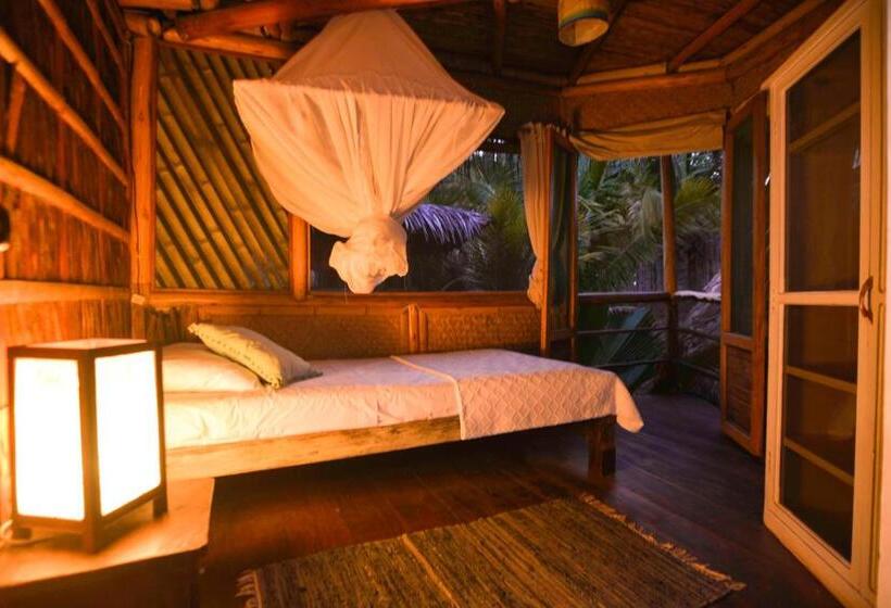 اتاق استاندارد یک تخته با سرویس بهداشتی مشترک, La Maison Eco House & Yoga