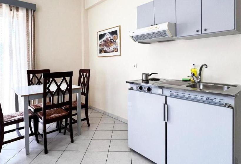 Апартаменты 2 Спальни с Балконом, Galini Beach