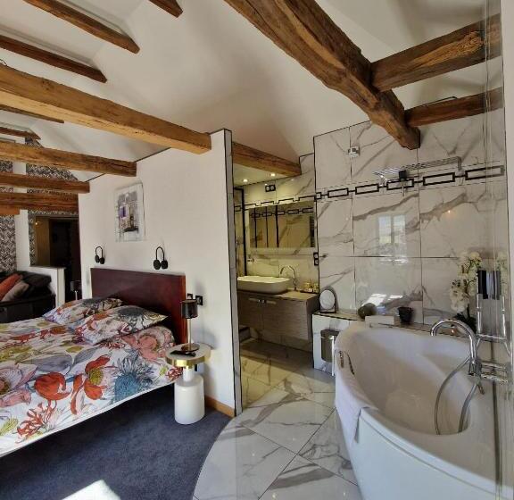 디럭스 룸 킹사이즈 침대, Le Mas Rolland   Piscine & Spa   Millau Gorges Du Tarn