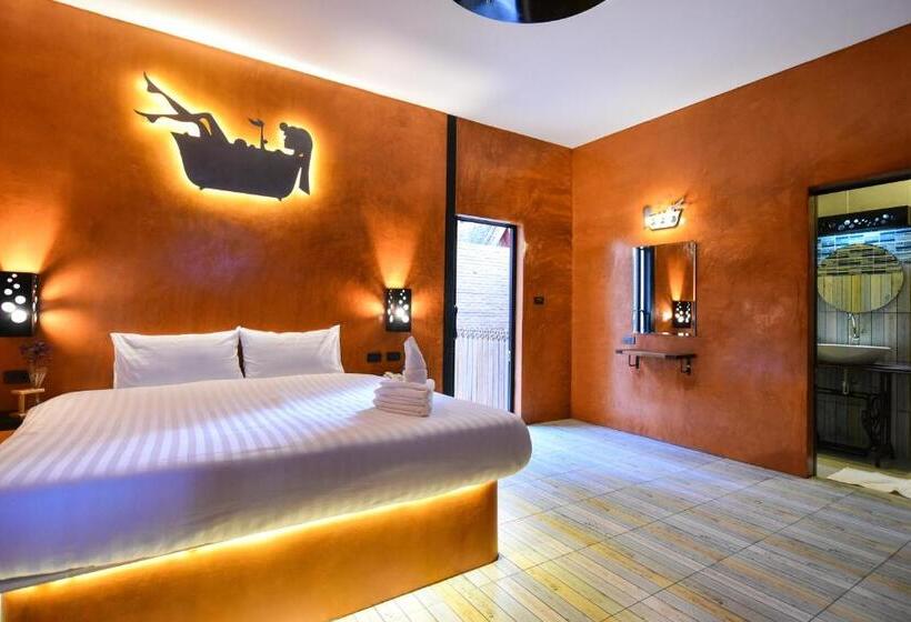 غرفة قياسية سرير كينج, Bedvilla Chiangrai