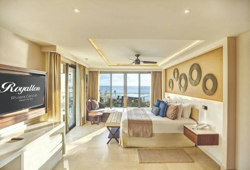 سوییت جونیور لوکس با چشم‌انداز دریا, Royalton Riviera Cancun, An Autograph Collection - All Inclusive Resort & Casino
