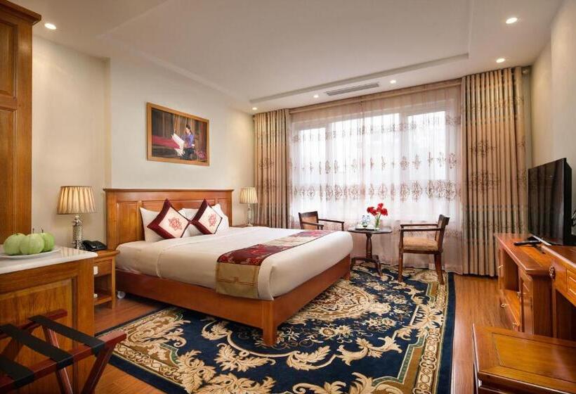 带观景的豪华间, Sq Hang Gai Hotel & Spa