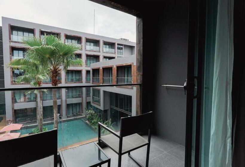 带泳池观景的豪华房, Sugar Marina Hotel Surf Kata Beach   Sha Plus
