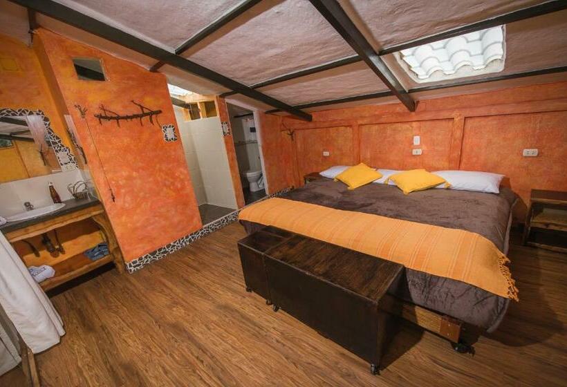 اتاق استاندارد با تخت بزرگ, Eco Tampu Andahuaylillas  Hospedaje Ecosostenible