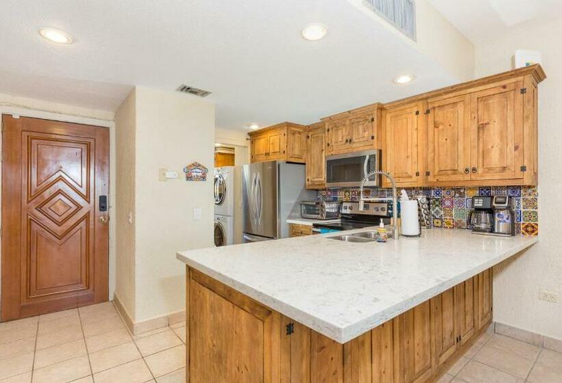 آپارتمان 1 خوابه با چشم‌انداز دریا, Princesa De Penasco Condo C101 Sandy Beach Puerto Penasco