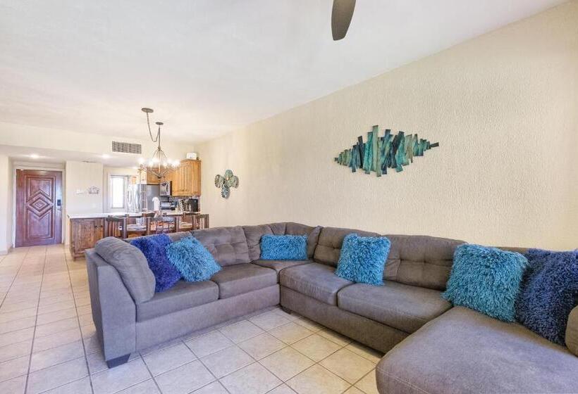آپارتمان 1 خوابه با چشم‌انداز دریا, Princesa De Penasco Condo C101 Sandy Beach Puerto Penasco