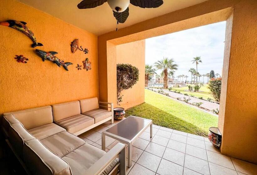 آپارتمان 1 خوابه با چشم‌انداز دریا, Princesa De Penasco Condo C101 Sandy Beach Puerto Penasco