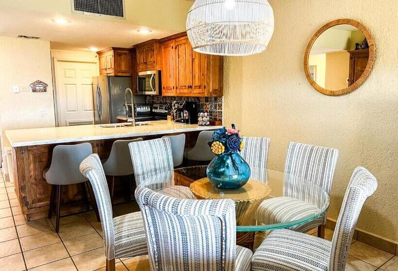 آپارتمان 1 خوابه با چشم‌انداز دریا, Princesa De Penasco Condo C101 Sandy Beach Puerto Penasco