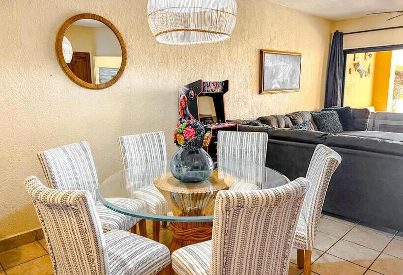 آپارتمان 1 خوابه با چشم‌انداز دریا, Princesa De Penasco Condo C101 Sandy Beach Puerto Penasco