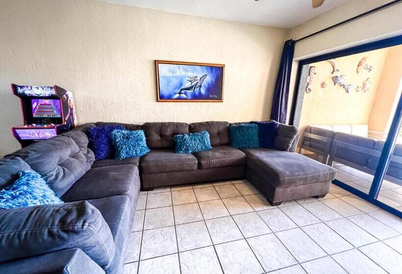 آپارتمان 1 خوابه با چشم‌انداز دریا, Princesa De Penasco Condo C101 Sandy Beach Puerto Penasco