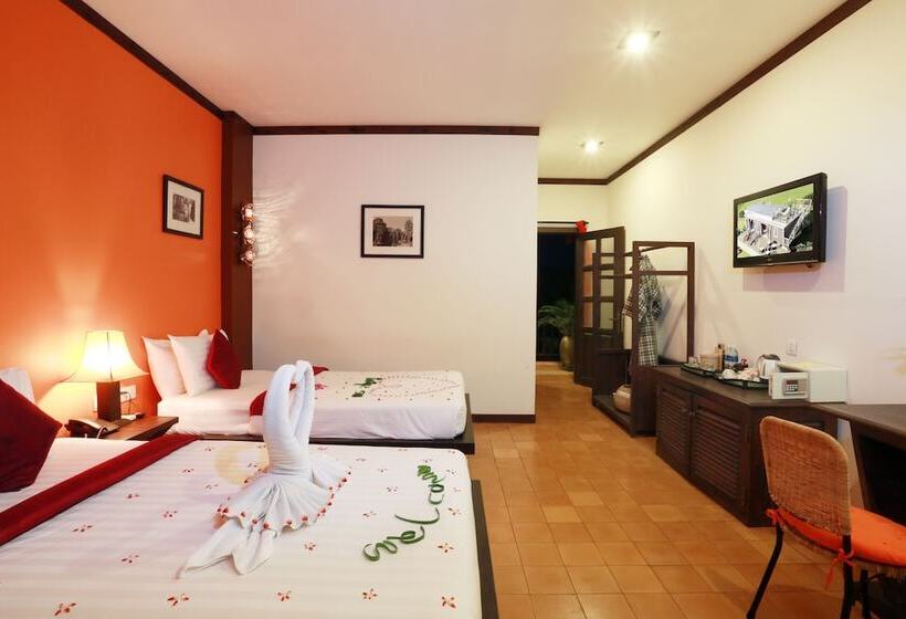带泳池景观的小木屋, Residence Indochine D'angkor