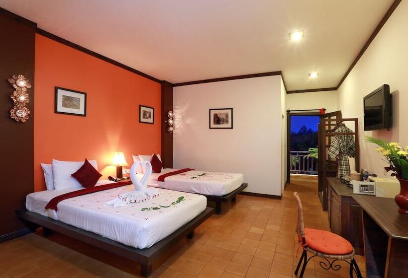 带泳池景观的小木屋, Residence Indochine D'angkor