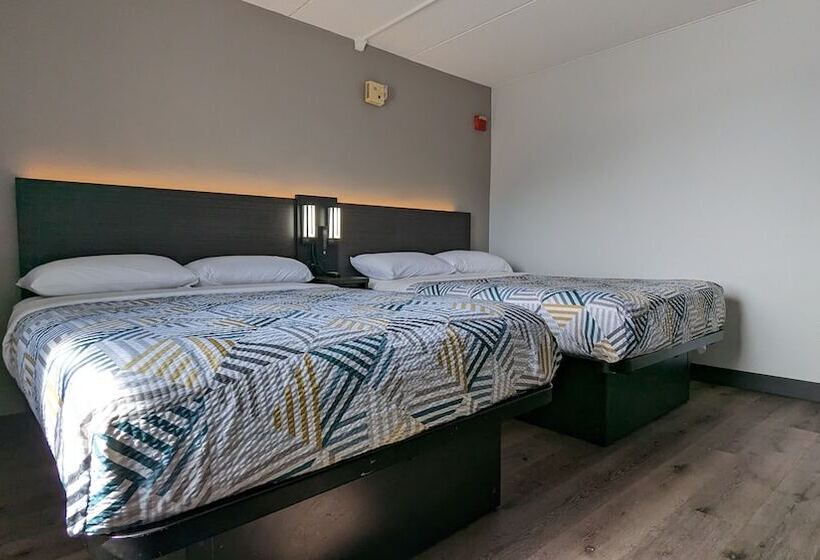Номер Стандарт 2 Двуспальные Кровати, Motel 6 Leominster, Ma