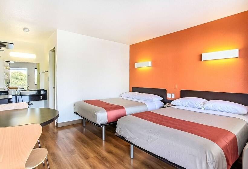 스탠다드 룸 더블 침대 2개, Motel 6 Sunnyvale, Ca   South