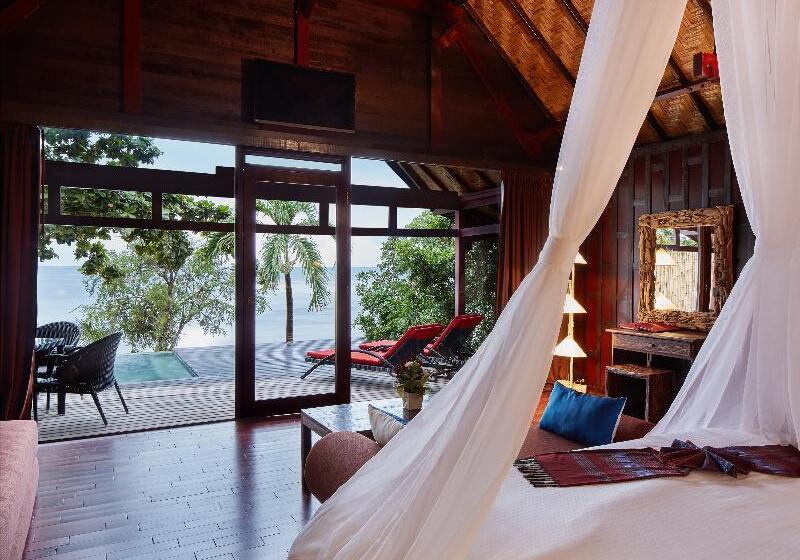 Вилла Deluxe 1 Спальня Вид на Море, Kupu Kupu Phangan Beach Villas & Spa