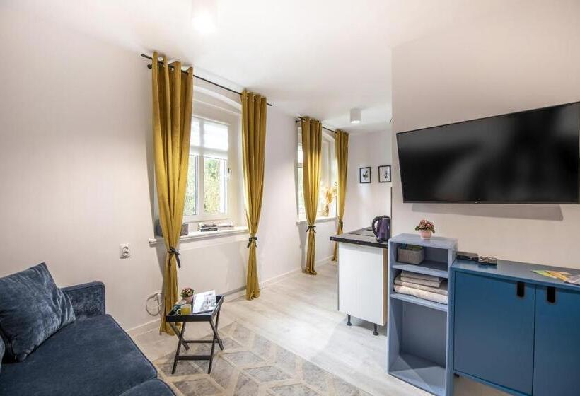 Апартаменты 1 Спальня с Видом, Apartamenty śnieżna 12 Lądek  Zdrój