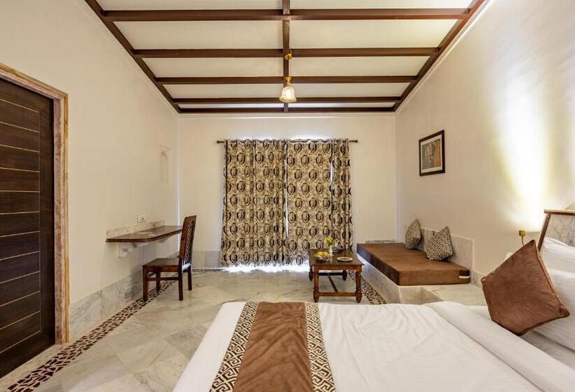 Вилла 1 Спальня Вид на Сад, Aangan Resort Ranthambhore   A Private Pool Villa