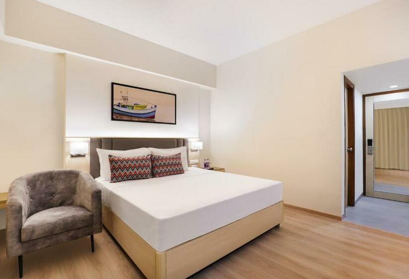 اتاق لوکس با تخت بزرگ, Keys Lite By Lemon Tree Hotels Sreekanya