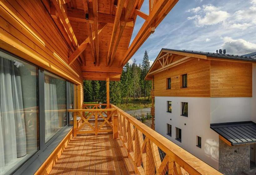 Студио Стандарт с Террасой, Resort Lucky Jasna