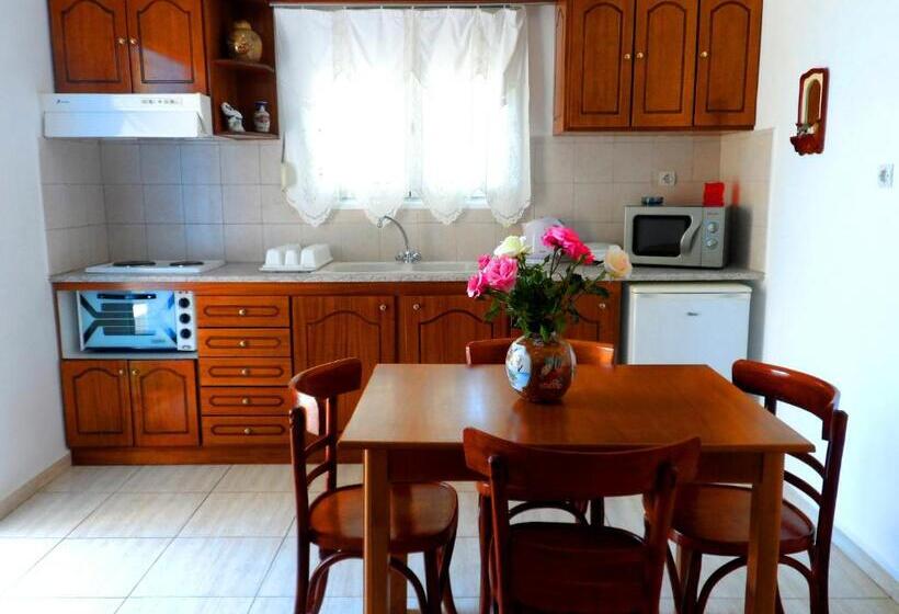 Апартаменты 2 спальни Вид на Сад, Papafotis Apartments & Suites