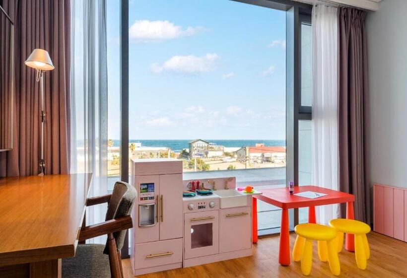 اتاق استاندارد با چشم‌انداز دریا, Grabel Hotel Jeju