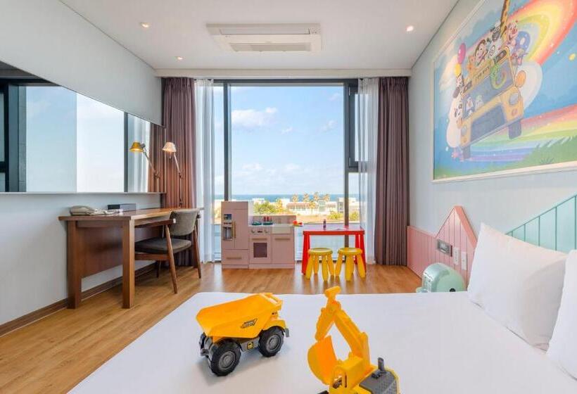 اتاق استاندارد با چشم‌انداز دریا, Grabel Hotel Jeju