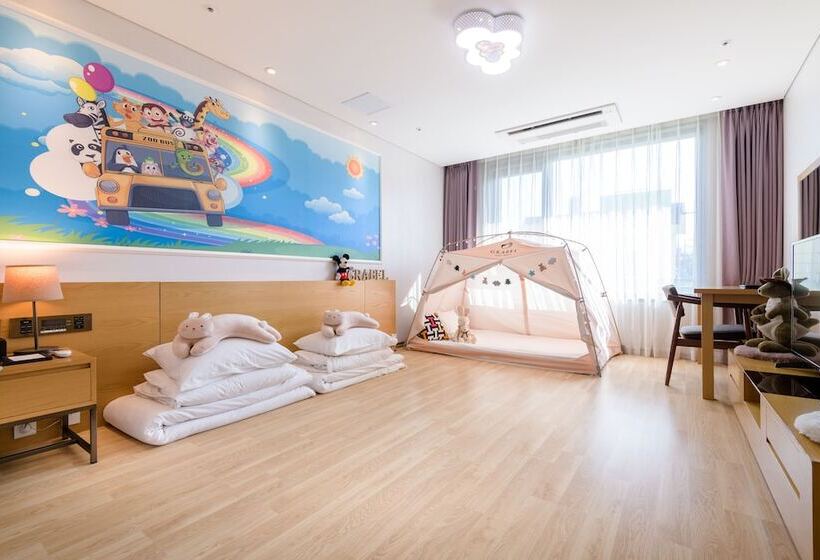 اتاق استاندارد با چشم‌انداز شهر, Grabel Hotel Jeju