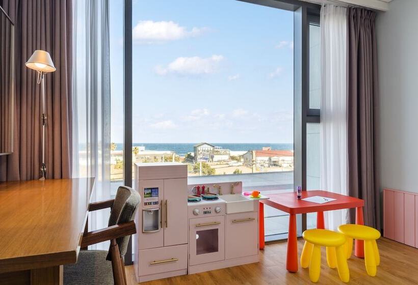 اتاق استاندارد با چشم‌انداز دریا, Grabel Hotel Jeju