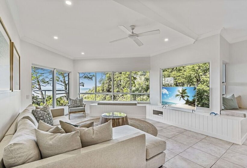 1침실 디럭스 아파트 바다 전망, The Lookout Resort Noosa