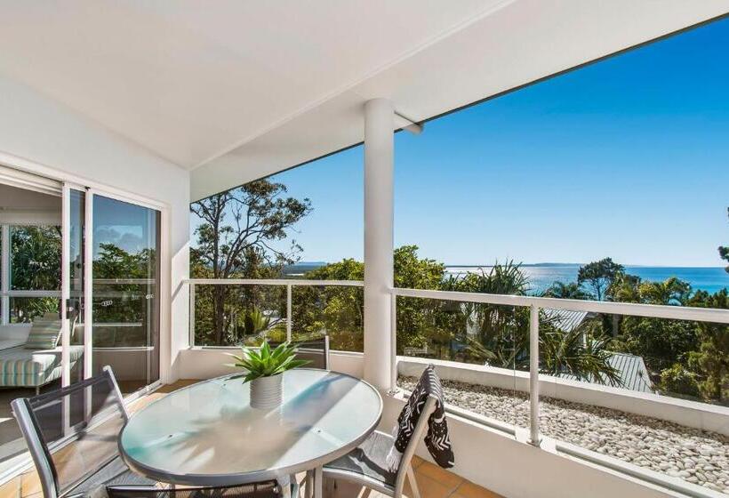 شقة ديلوكس غرفة نوم واحدة مطلة على البحر, The Lookout Resort Noosa