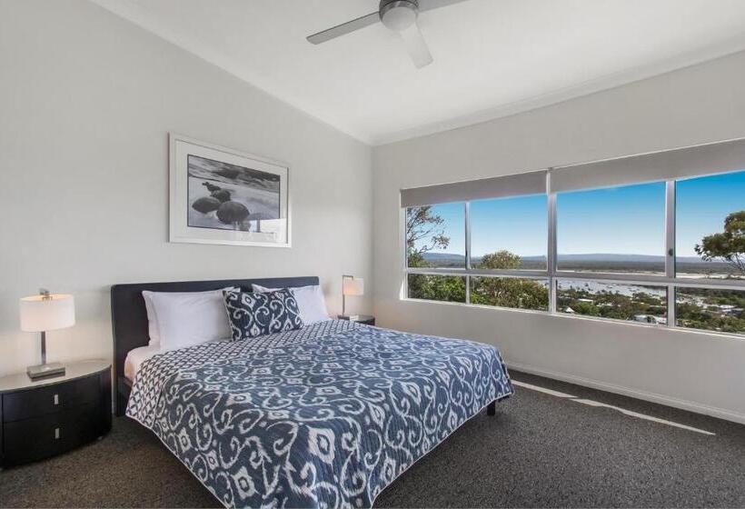 3침실 디럭스 아파트 바다 전망, The Lookout Resort Noosa