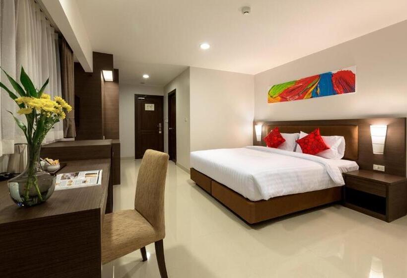 חדר סופריור עם מיטת קינג, Riche Hua Hin Hotel   Sha Plus