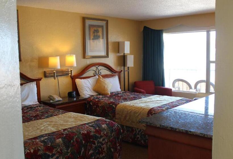 스탠다드 룸 더블 침대 2개, Grand Prix Motel Beach Front