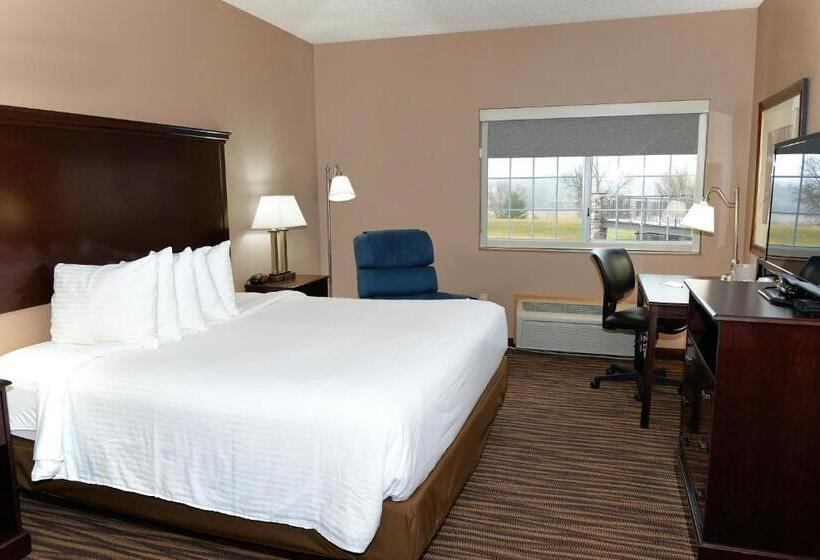 Номер Стандарт Кровать Кинг Адаптированный для Инвалидов, Cobblestone Inn & Suites   Denison | Majestic Hills