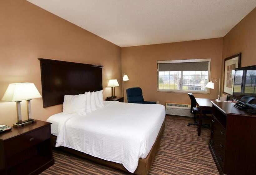 Номер Стандарт Кровать Кинг Адаптированный для Инвалидов, Cobblestone Inn & Suites   Denison | Majestic Hills