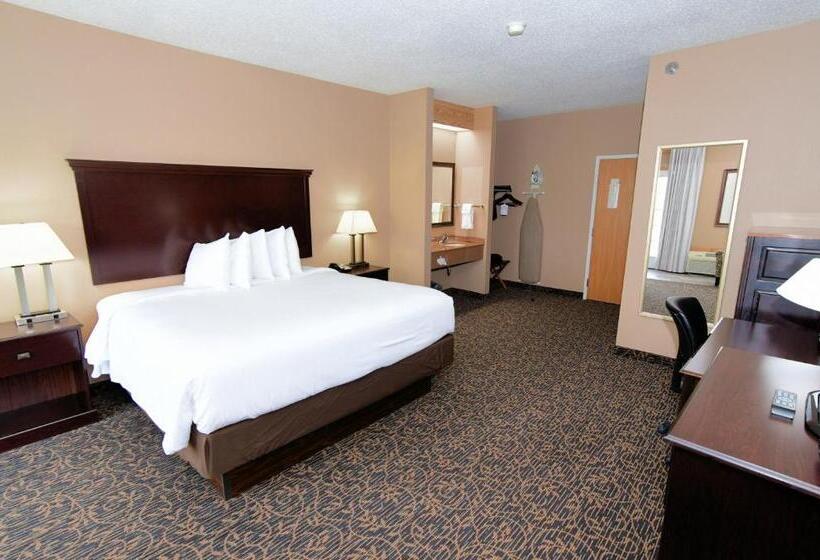 Люкс Кровать Кинг, Cobblestone Inn & Suites   Denison | Majestic Hills