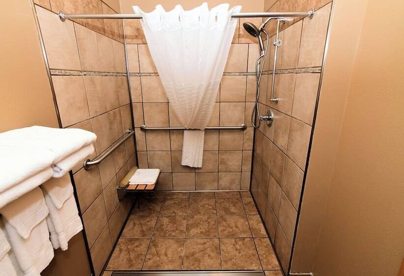 Номер Стандарт Кровать Кинг Адаптированный для Инвалидов, Cobblestone Inn & Suites   Denison | Majestic Hills