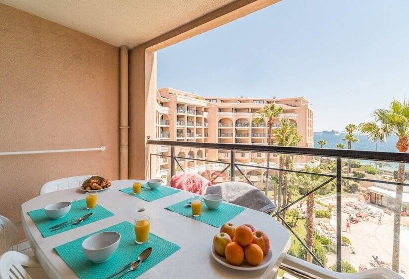 Апартаменты 2 Спальни Вид на Море, Residence La Palme D Azur Cannes Verrerie